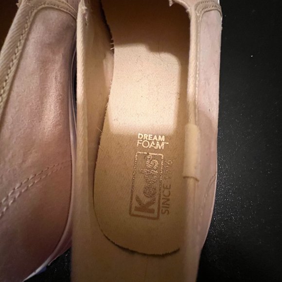 Keds Yellow Suede Perforated Slip-On Sneakers Size 9M - Picture 3 of 12